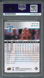 2008-09 Upper Deck #128 David West Signed Card AUTO PSA Slabbed Hornets