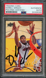 2008-09 Upper Deck #94 Dorell Wright Signed Card AUTO PSA Slabbed Heat