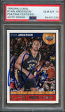 2013-2014 NBA Hoops #128 Ryan Anderson Signed Card AUTO 10 PSA Slabbed Pelicans