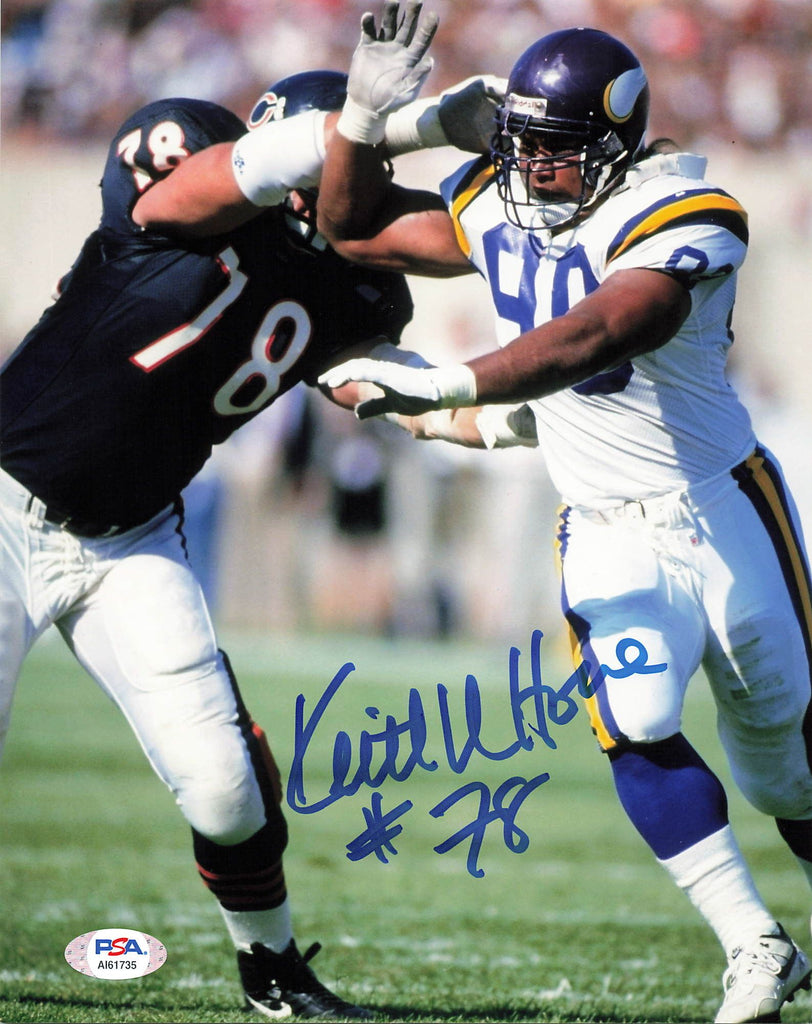 KEITH VAN HORNE signed 8x10 photo PSA/DNA Chicago Bears Autographed –  Golden State Memorabilia