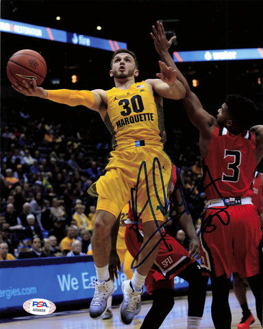 Andrew Rowsey Signed 8x10 photo PSA/DNA Marquette Golden Eagles Autographed