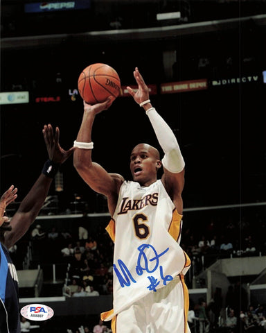 Maurice Evans signed 8x10 photo PSA/DNA Los Angeles Lakers Autographed